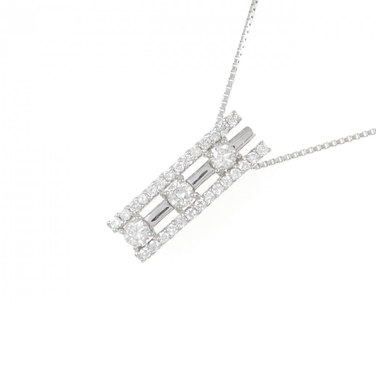 [BRAND NEW] PT Diamond Necklace 0.61CT