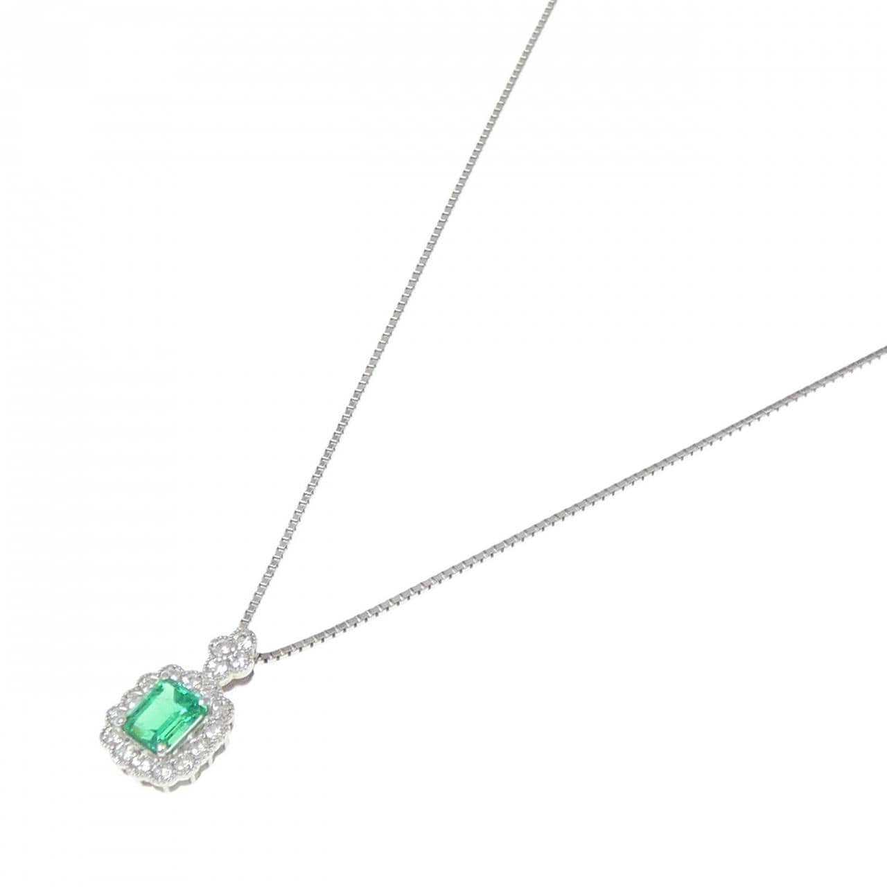 [Remake] PT Emerald Necklace 0.98CT Colombian
