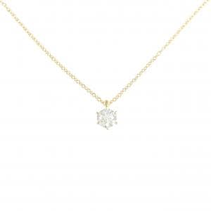 【リメイク】K18YG ダイヤモンド ネックレス 0.209CT F SI1 EXT H&C