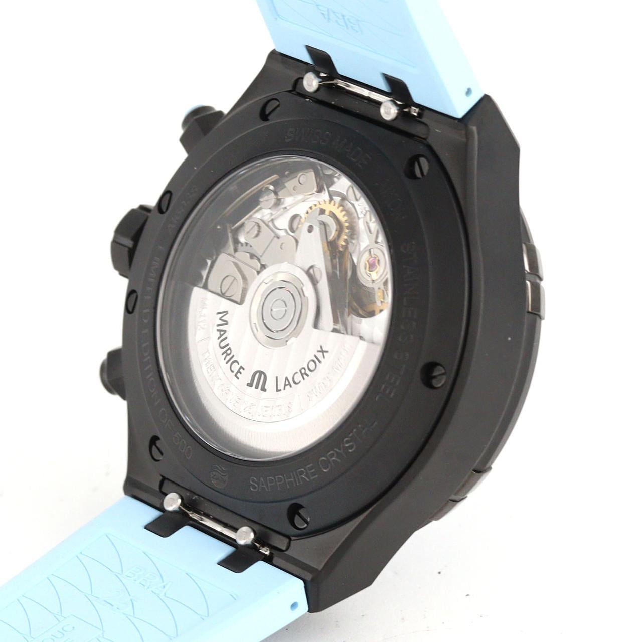 【新品】モーリス･ラクロア アイコンクロノグラフスプリント LTD AI6038-DLB01-330-4 SS 自動巻