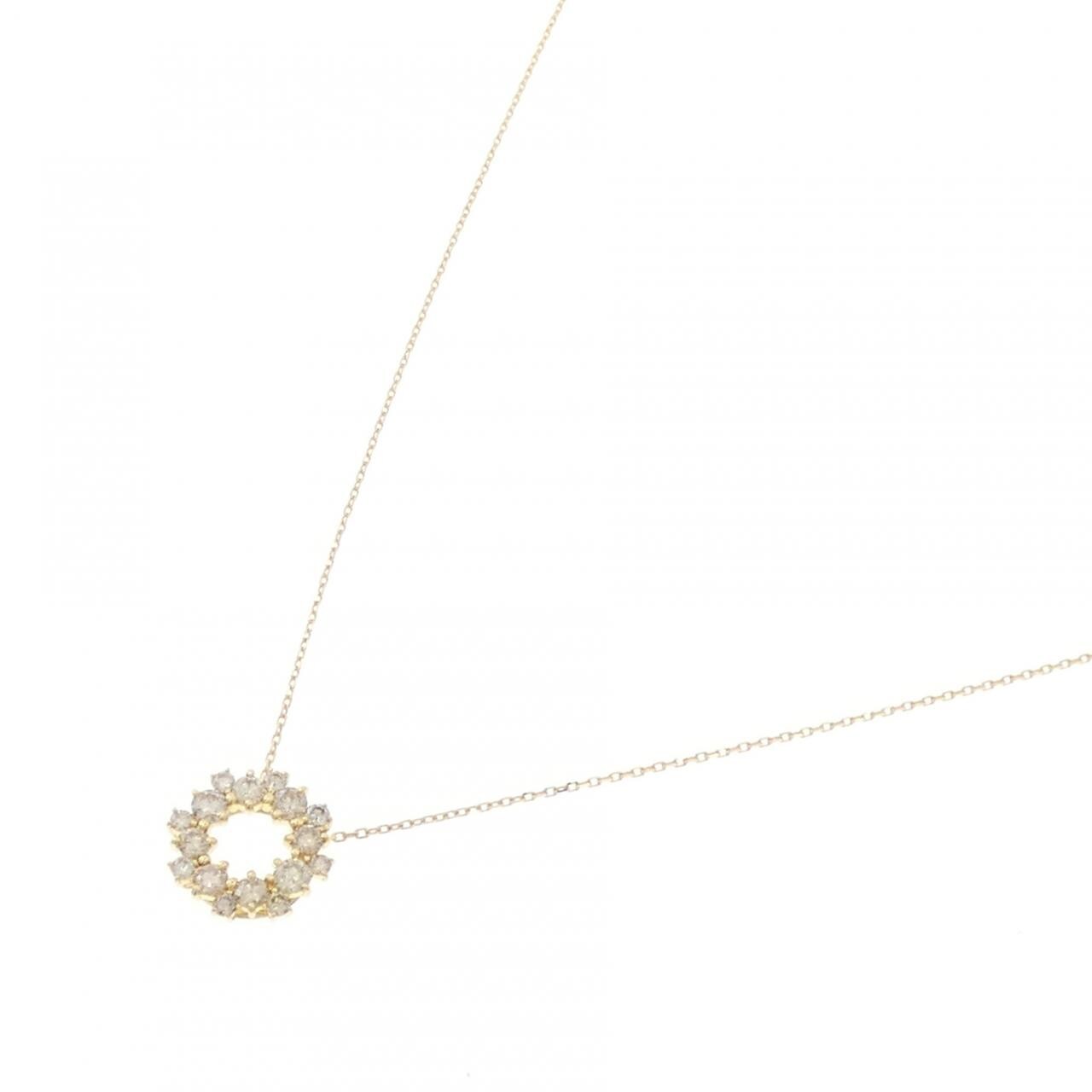 K18YG ダイヤモンド ネックレス 0.60CT
