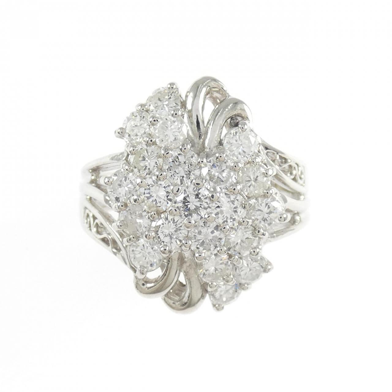 PT900 ダイヤモンド リング 1.55CT