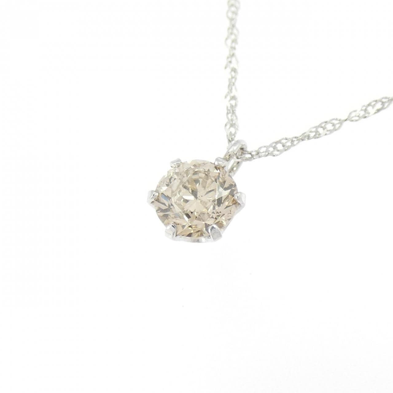 PT900/PT850 ダイヤモンド ネックレス 0.40CT