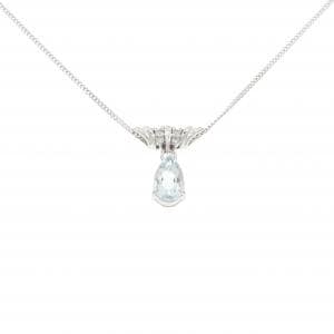 PT900/PT850 アクアマリン ネックレス 0.77CT