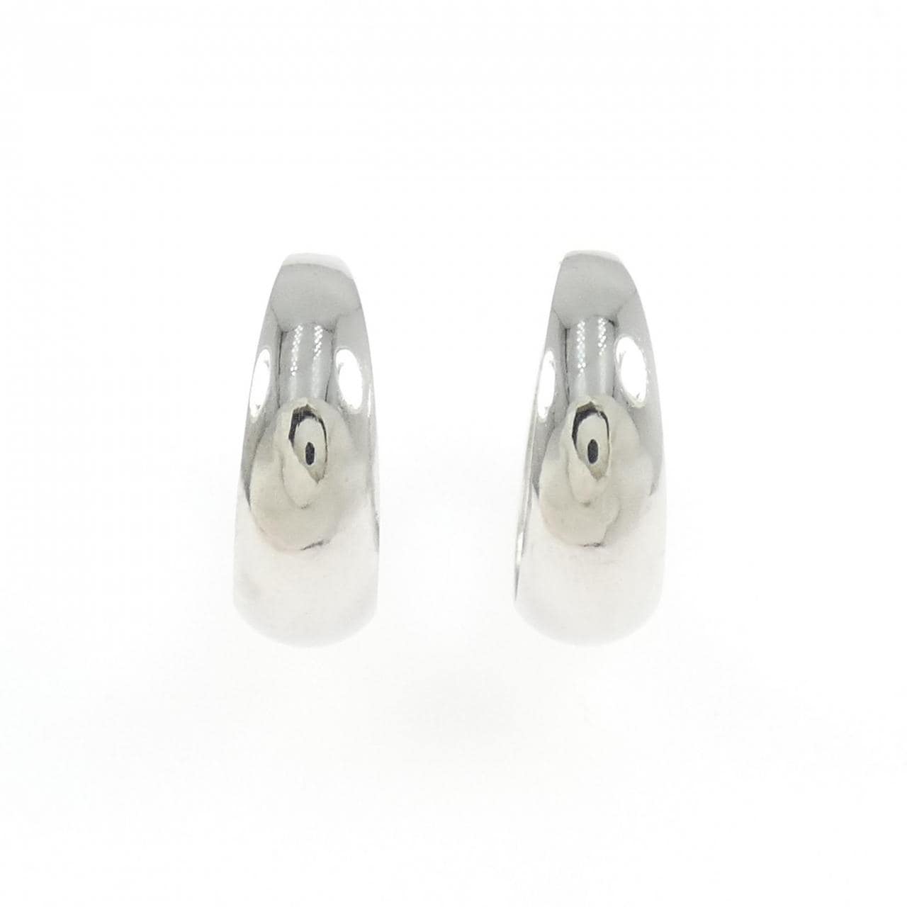 【新品】K18WG フープ ピアス