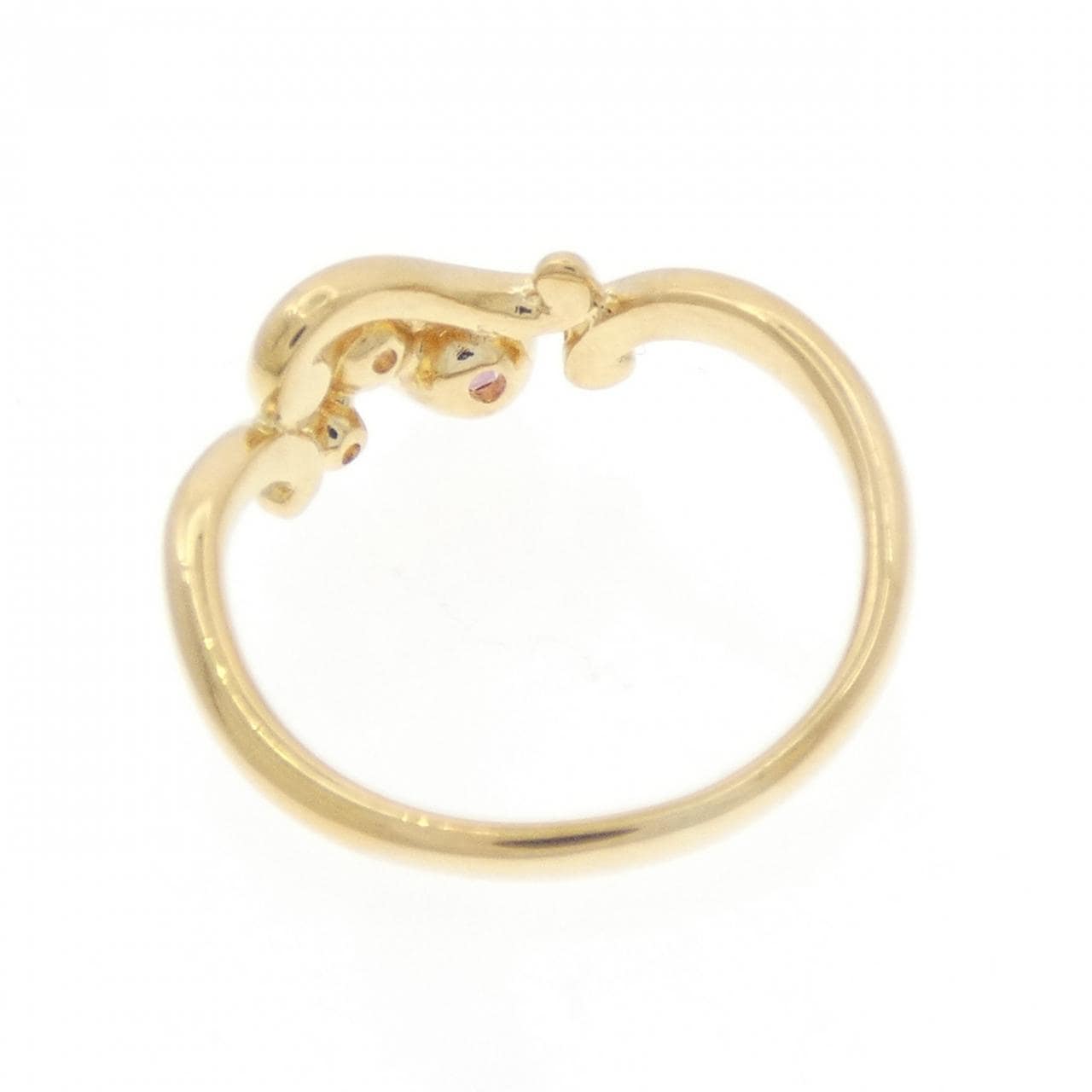 K18YG トルマリン リング