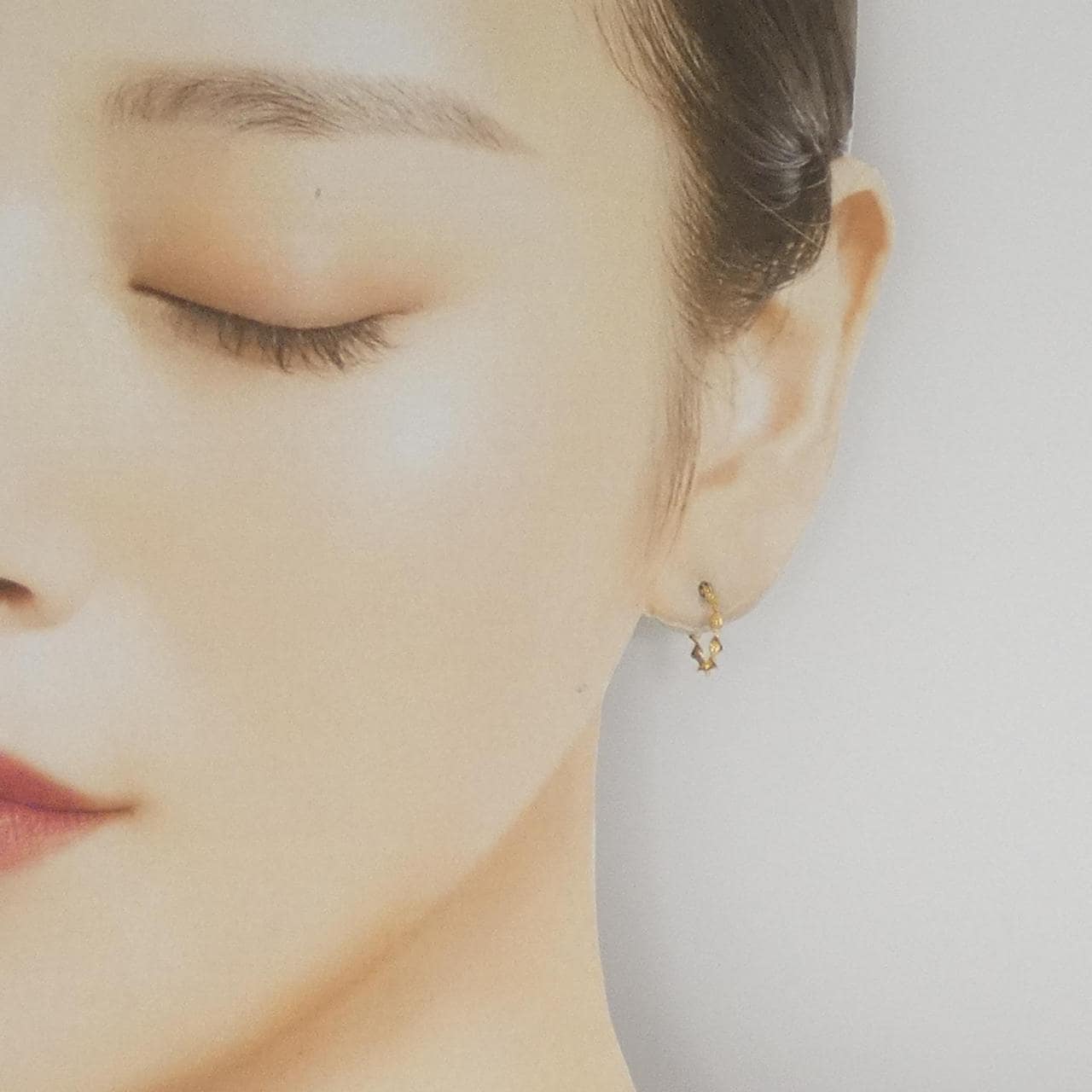 K18YG ピアス 片耳