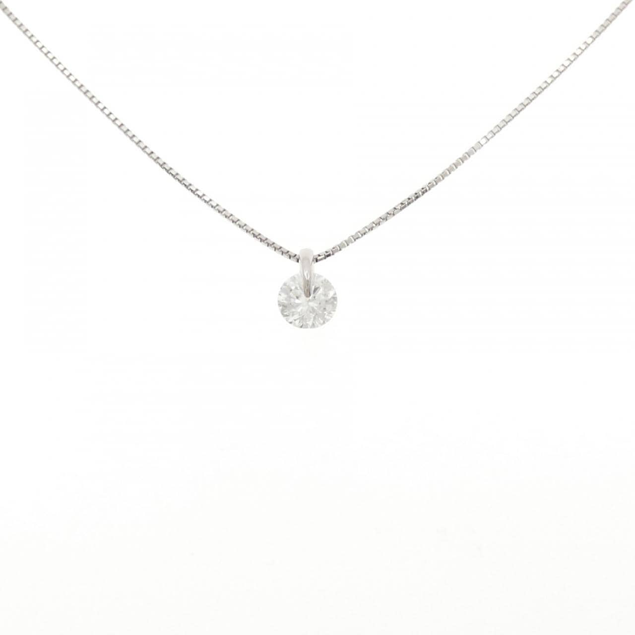 PT900/PT850 ソリティア ダイヤモンド ネックレス 1.077CT