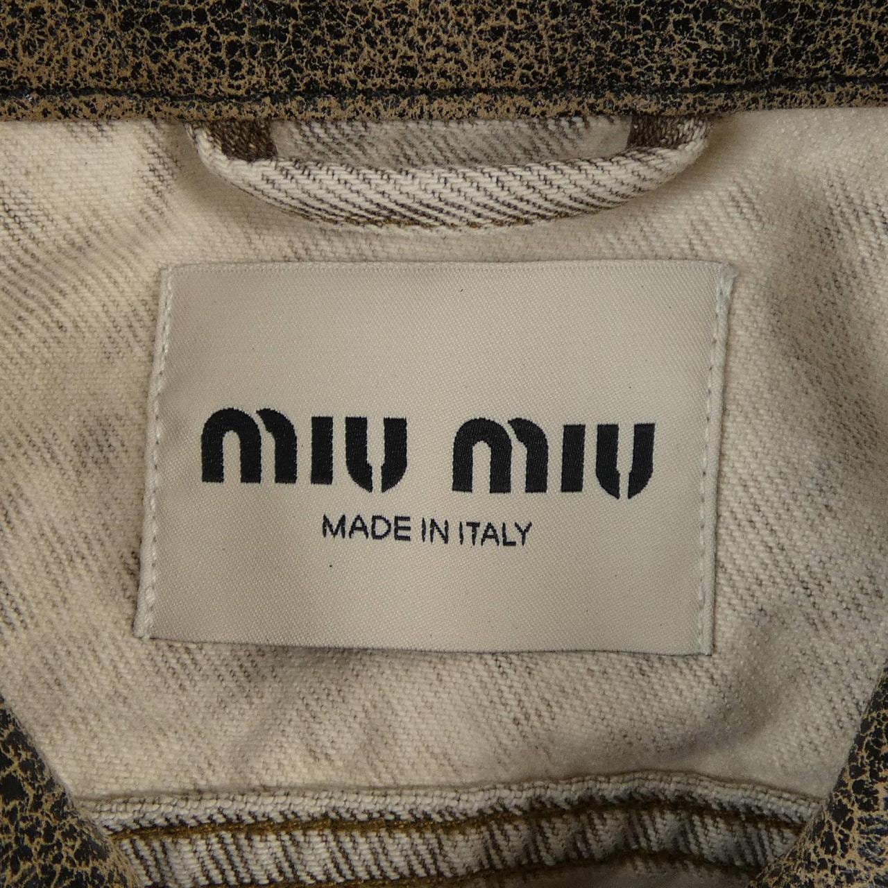 ミュウミュウ MIU MIU GWB273 SOOO 183T デニムジャケット