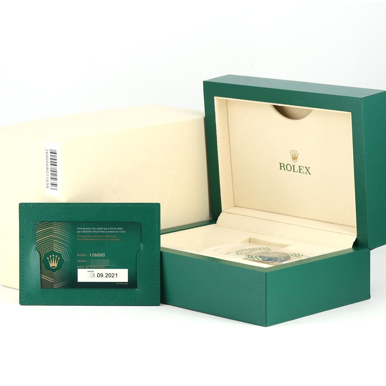 ロレックス オイスターパーペチュアル 126000 SS 自動巻 ランダム番