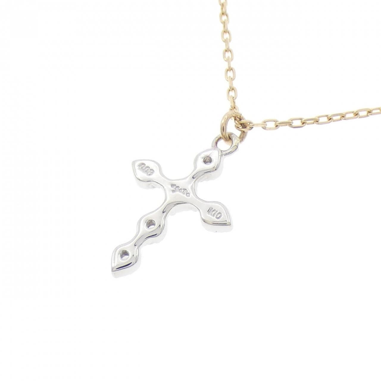 アガット ダイヤモンド ネックレス 0.03CT