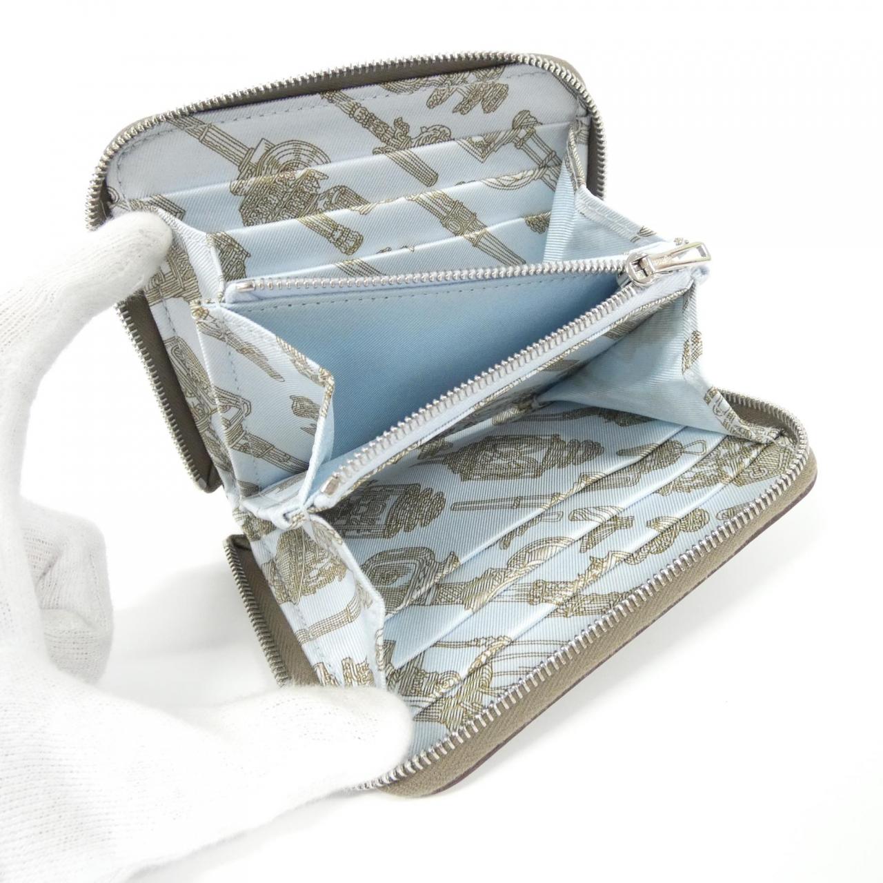 エルメス MERVILLEUSES LANTERNES シルク イン コンパクト 086387CK 財布
