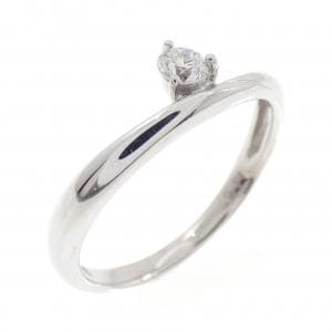 K18WG ダイヤモンド リング 0.11CT
