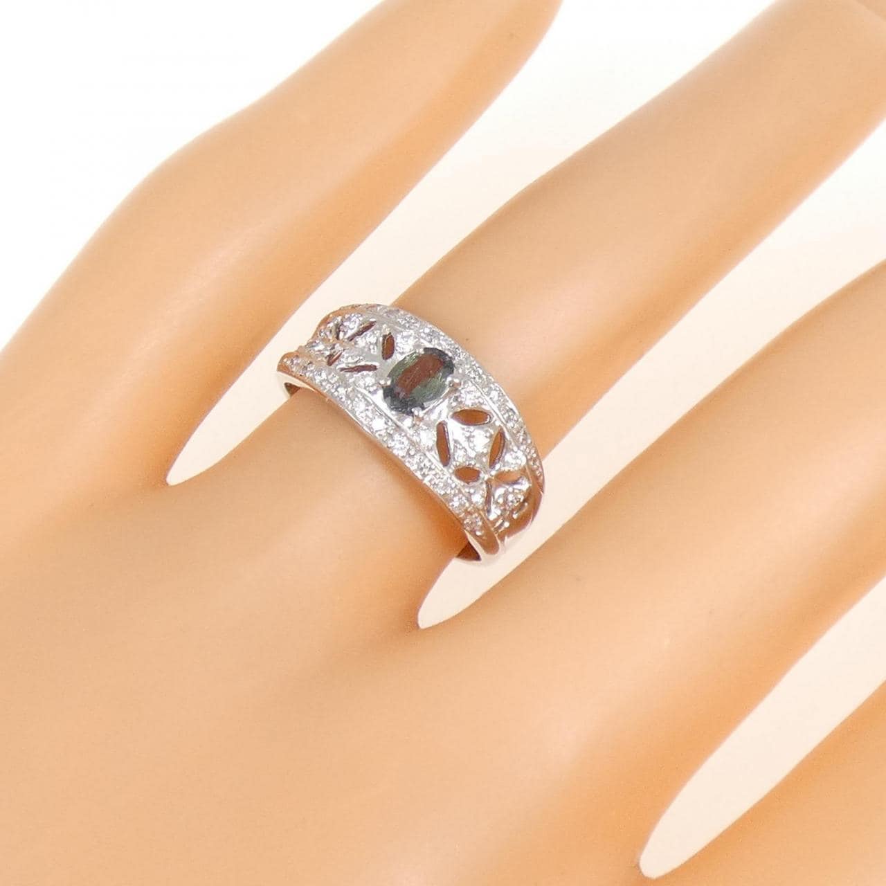 PT900 アレキサンドライト リング 0.19CT