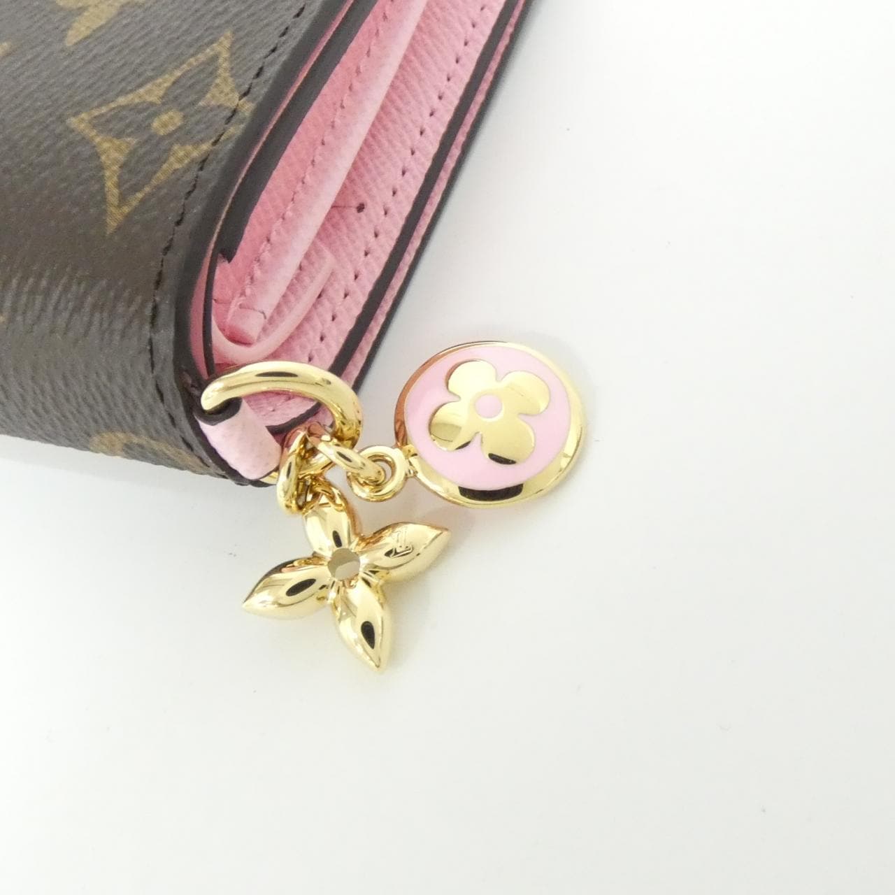 ルイヴィトン モノグラム ポケットウォレット LVチャーム M14718 財布