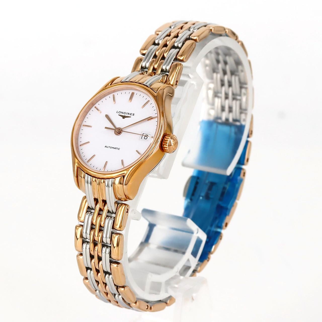 [新品] LONGINES Reel RG Combi L4.360.1.12.7 SSxGP自動上弦