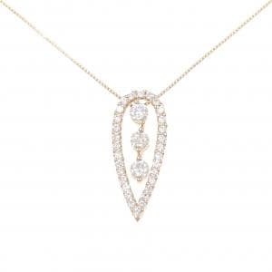 K18PG 2WAY ダイヤモンド ネックレス 1.00CT