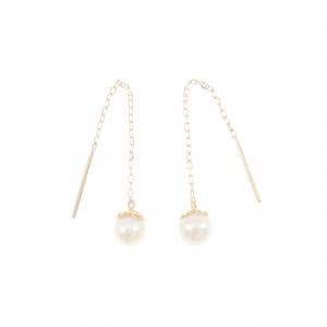 【新品】K10YG 淡水パール ピアス