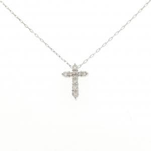 PT900/PT850クロス  ダイヤモンド ネックレス 0.2CT