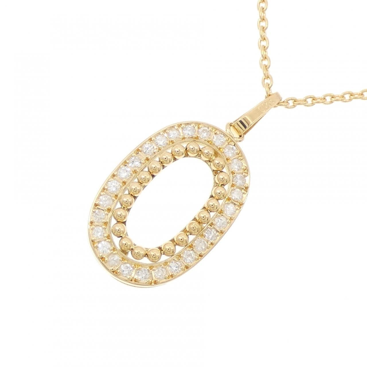 K18YG ダイヤモンド ネックレス 0.28CT