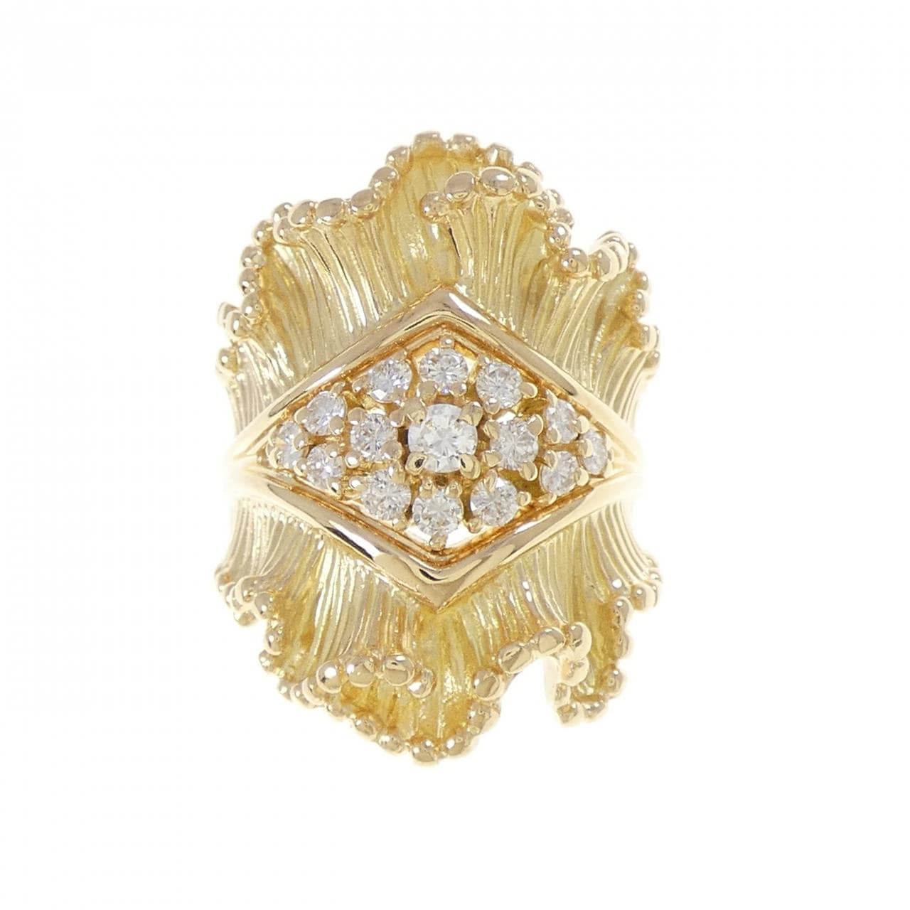 K18YG ダイヤモンド リング 0.518CT