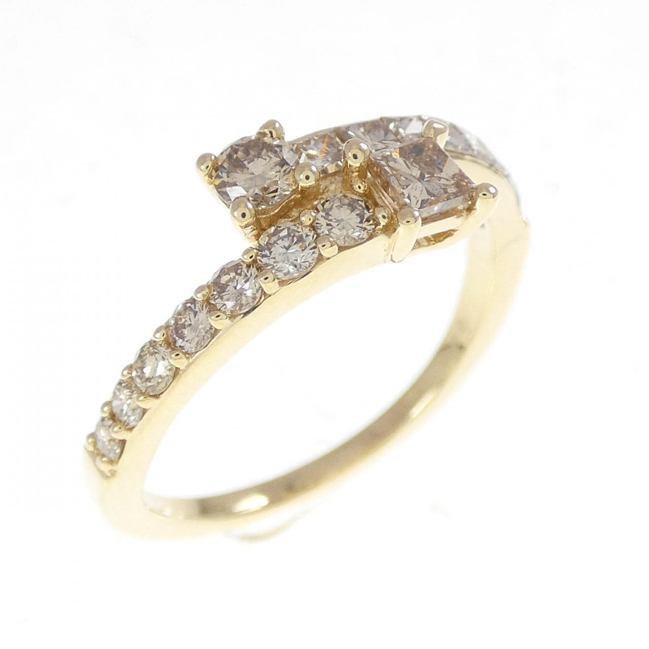 ジーエスティービー ダイヤモンド リング 0.75CT