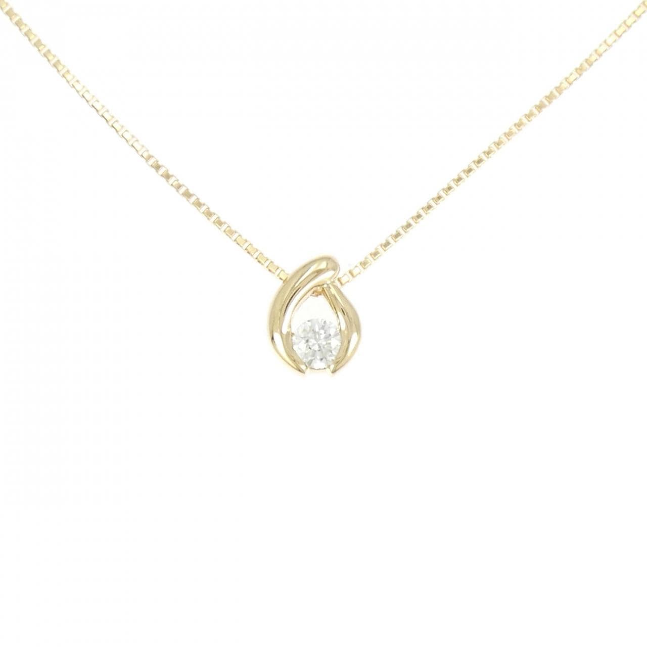 K18YG ダイヤモンド ネックレス 0.303CT