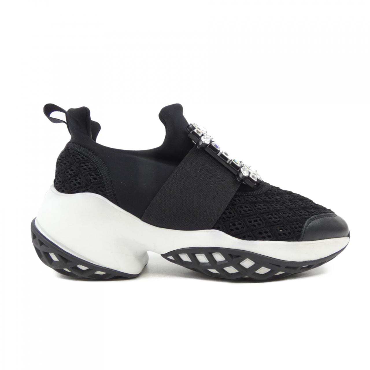 ROGER VIVIER Vive Run Strass Buckle Sneakers