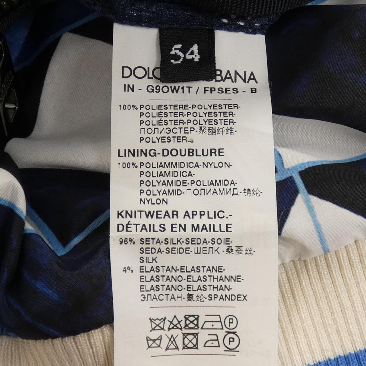 ドルチェアンドガッバーナ DOLCE&GABBANA G9OW1T/FPSES ブルゾン