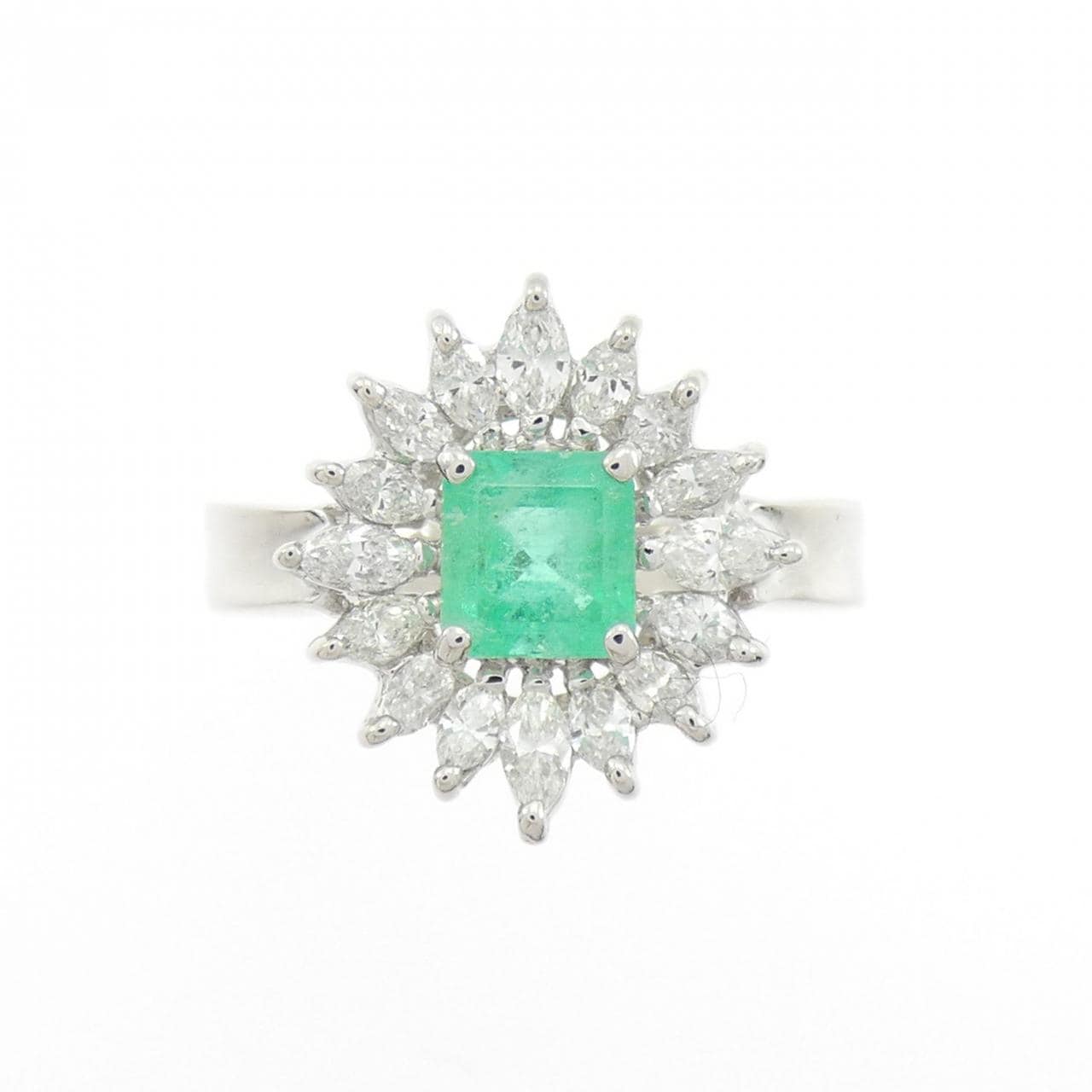 PT900 エメラルド リング 0.51CT