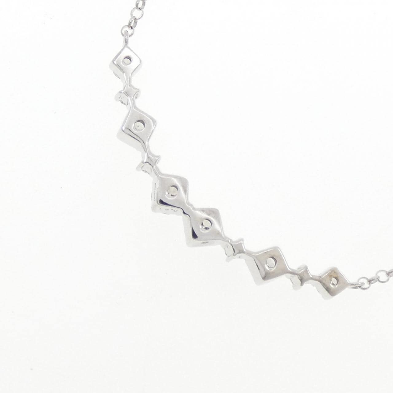 K18WG ダイヤモンド ネックレス 0.51CT