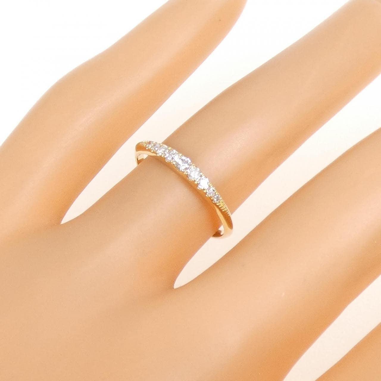 K18YG ダイヤモンド リング 0.14CT