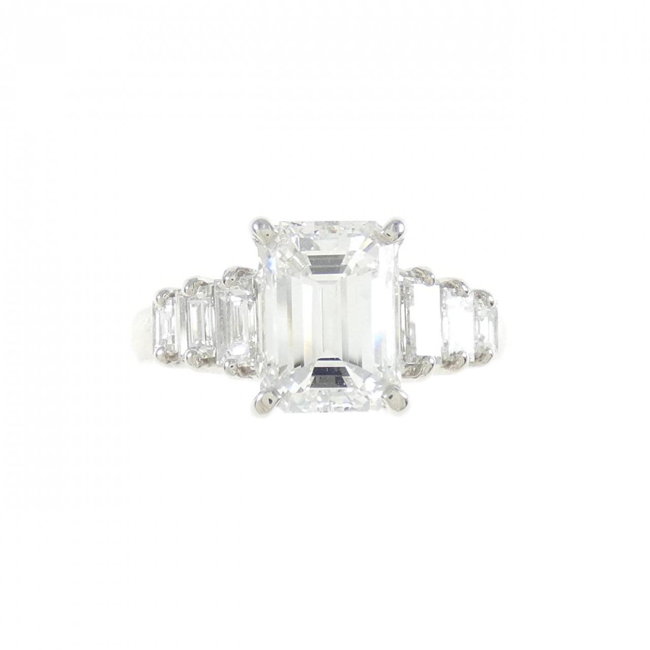 [Remake] PT Diamond Ring 2.077CT F VVS1 Emerald Cut