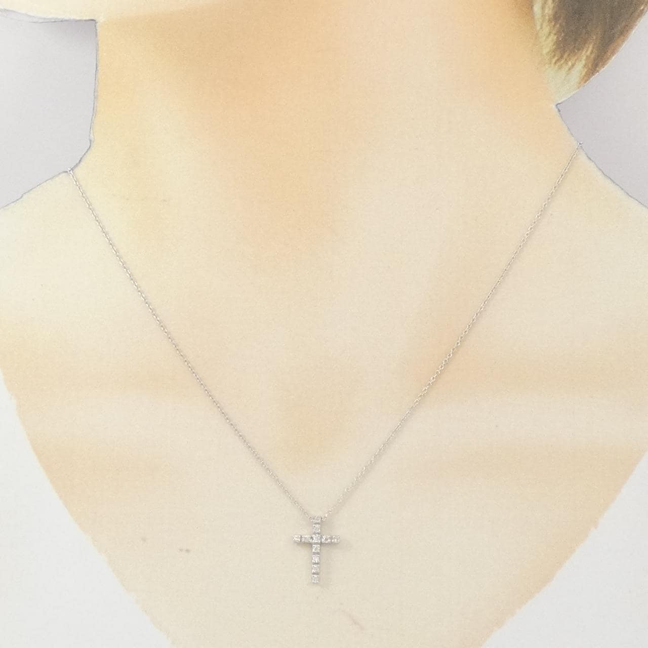 スタージュエリー ダイヤモンド ネックレス 0.11CT