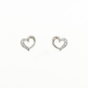 4゜C ハート ダイヤモンド ピアス