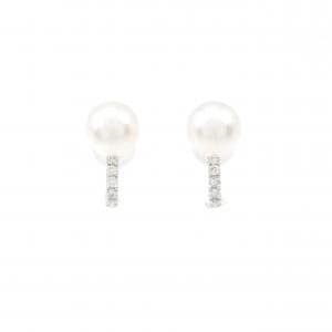 PT Akoya pearl earrings 9mm