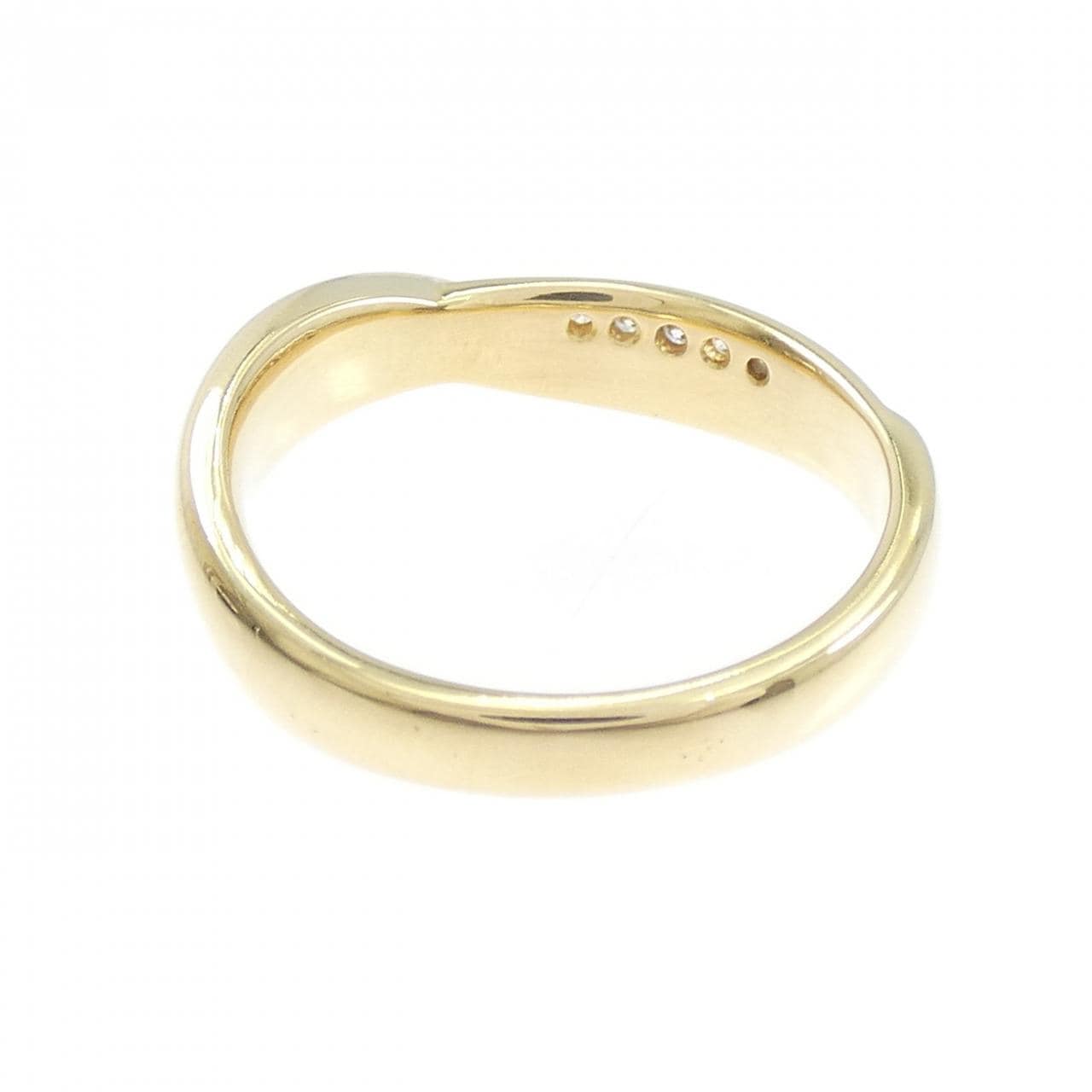K18YG ダイヤモンド リング 0.03CT