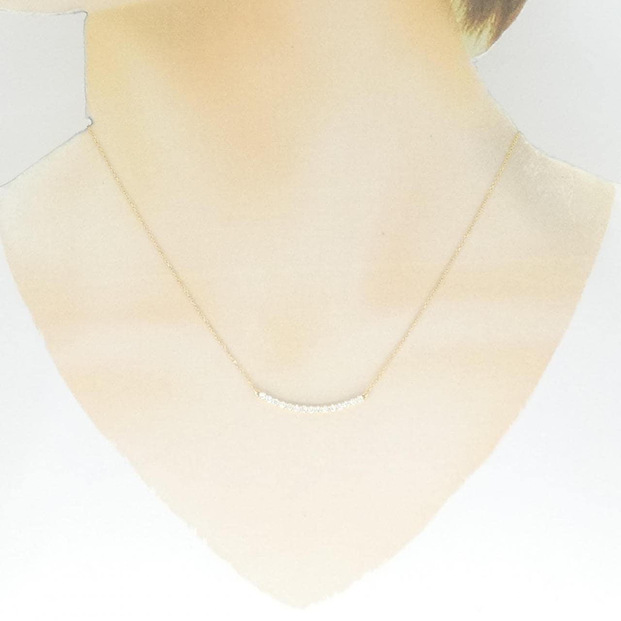 【新品】K18YG ダイヤモンド ネックレス 0.304CT