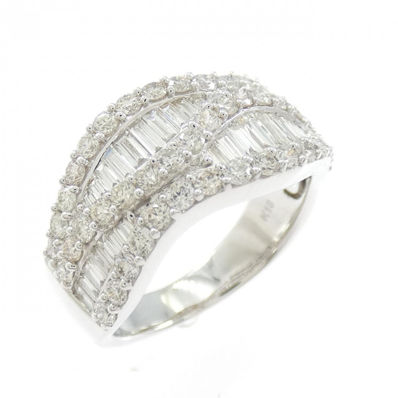 K18WG ダイヤモンド リング 1.47CT