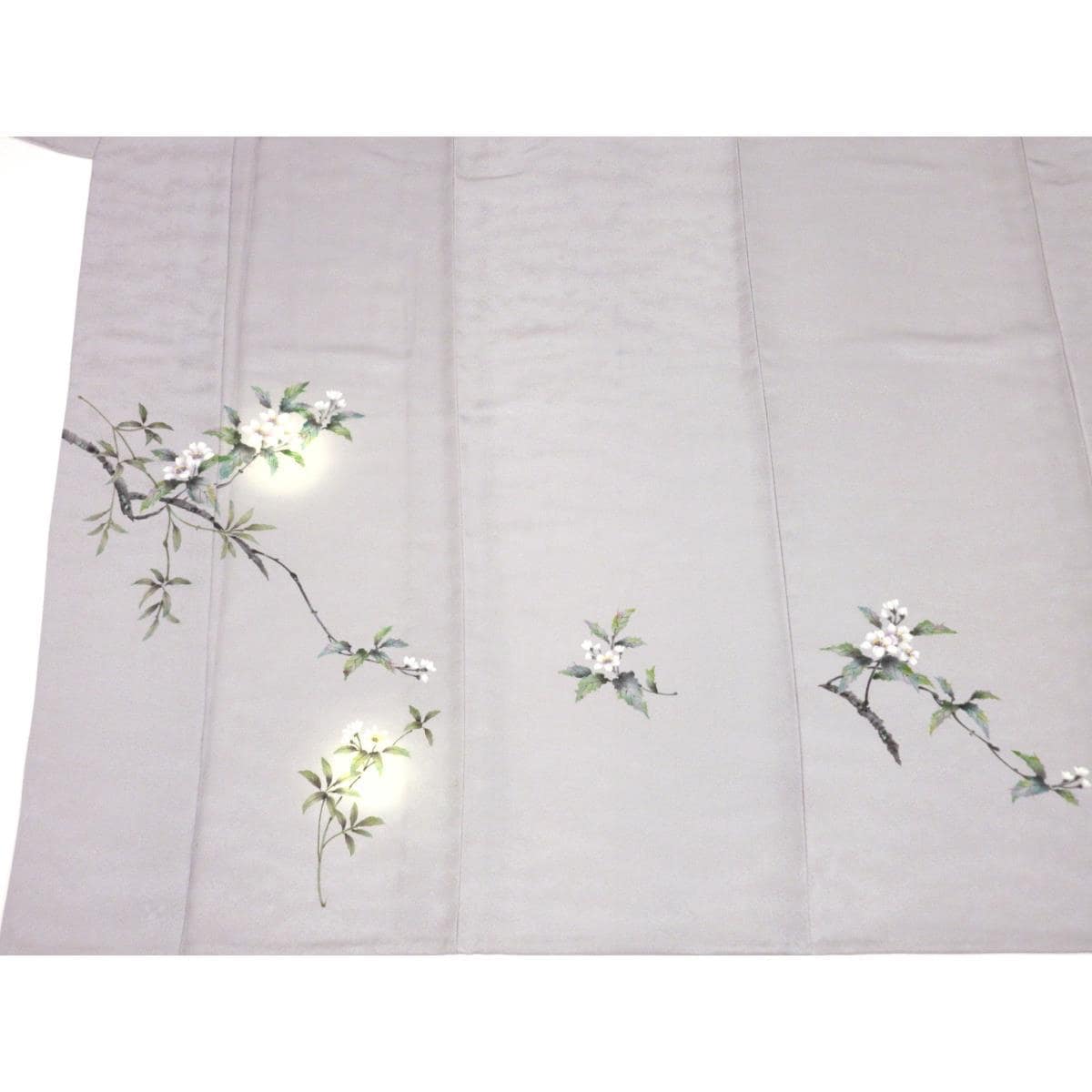 【未使用品】単衣　訪問着　友禅加工