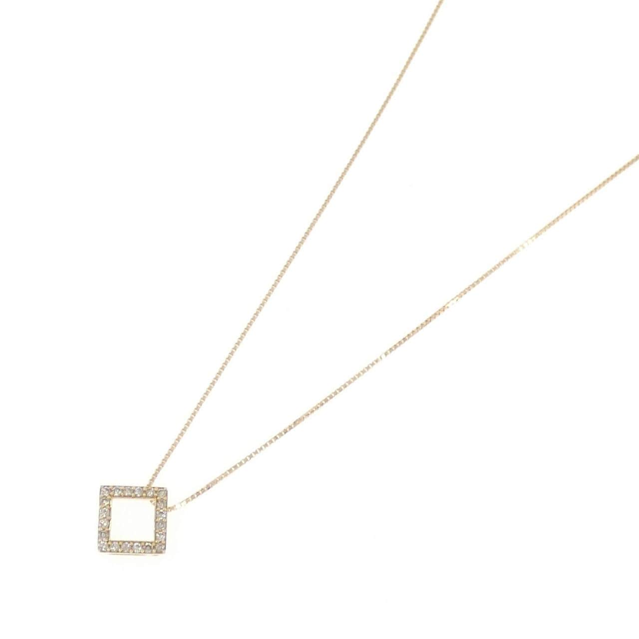 K18YG ダイヤモンド ネックレス 0.18CT