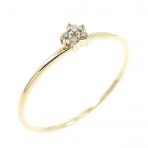 K18YG ダイヤモンド リング 0.03CT
