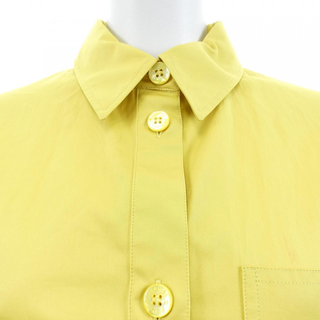 エルメス HERMES DRESS SHIRT INSPIRATION 4E0546DV ワンピース