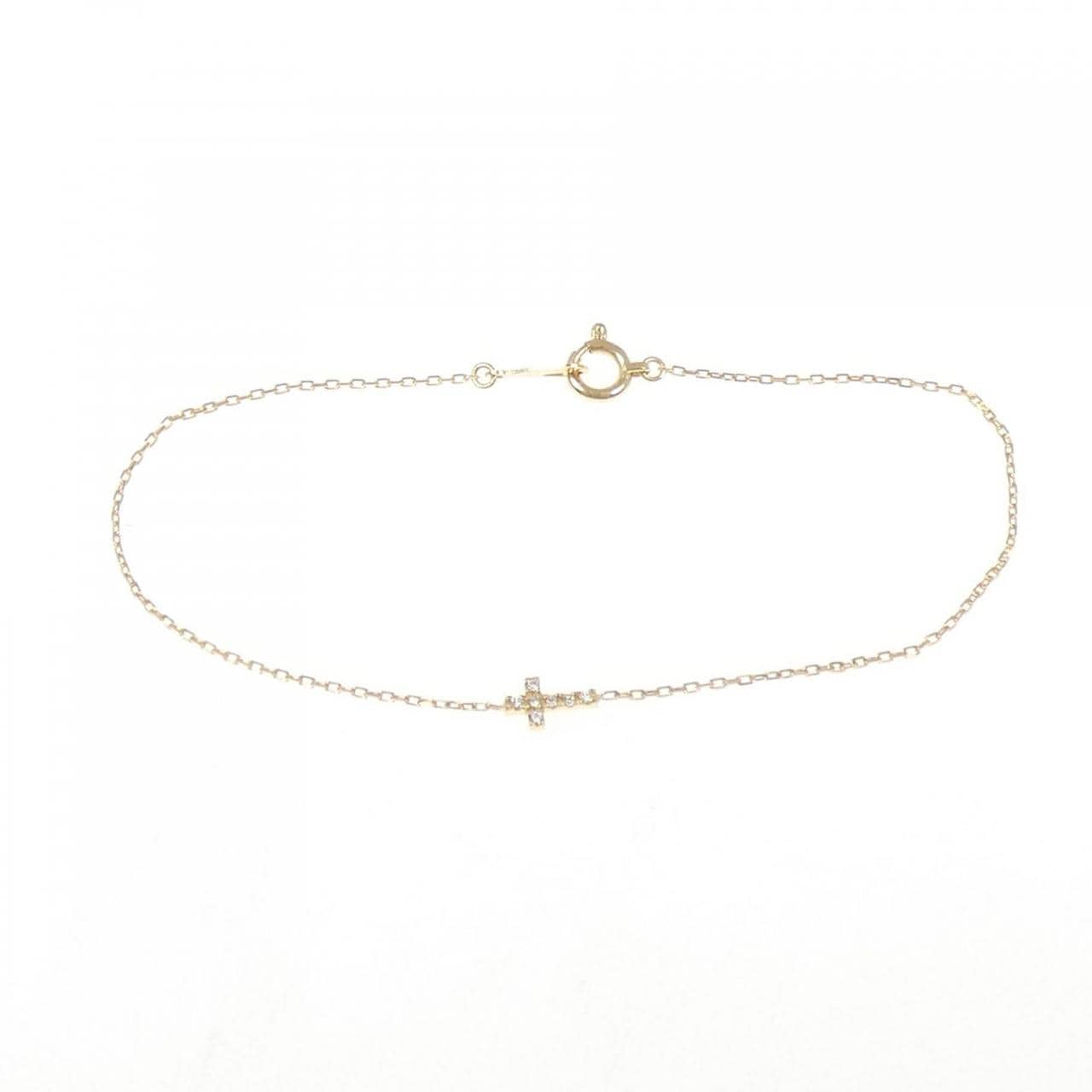 レ デッサン ドゥ デゥー クロス ダイヤモンド ブレスレット 0.03CT