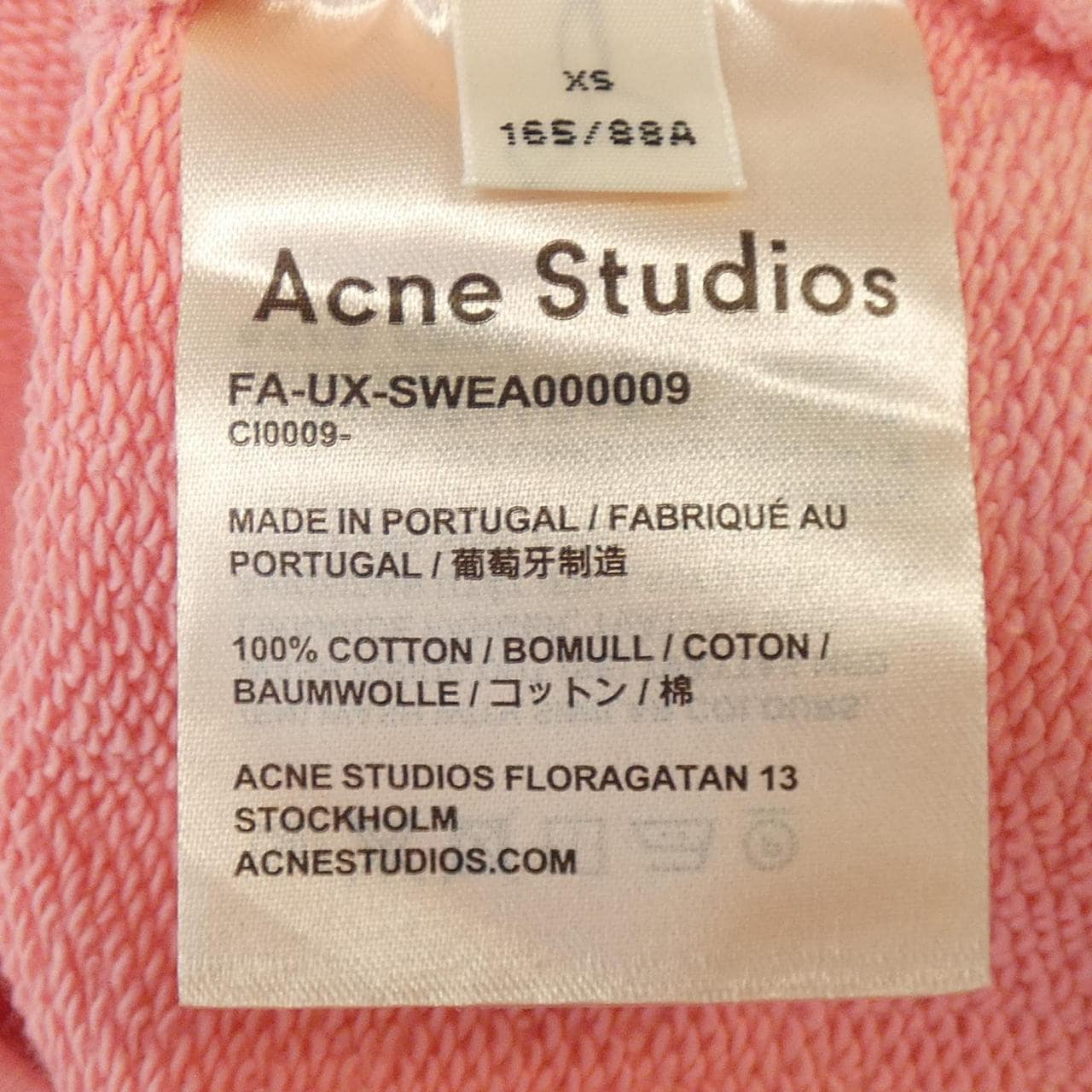 アクネストゥディオズ ACNE STUDIOS パーカー