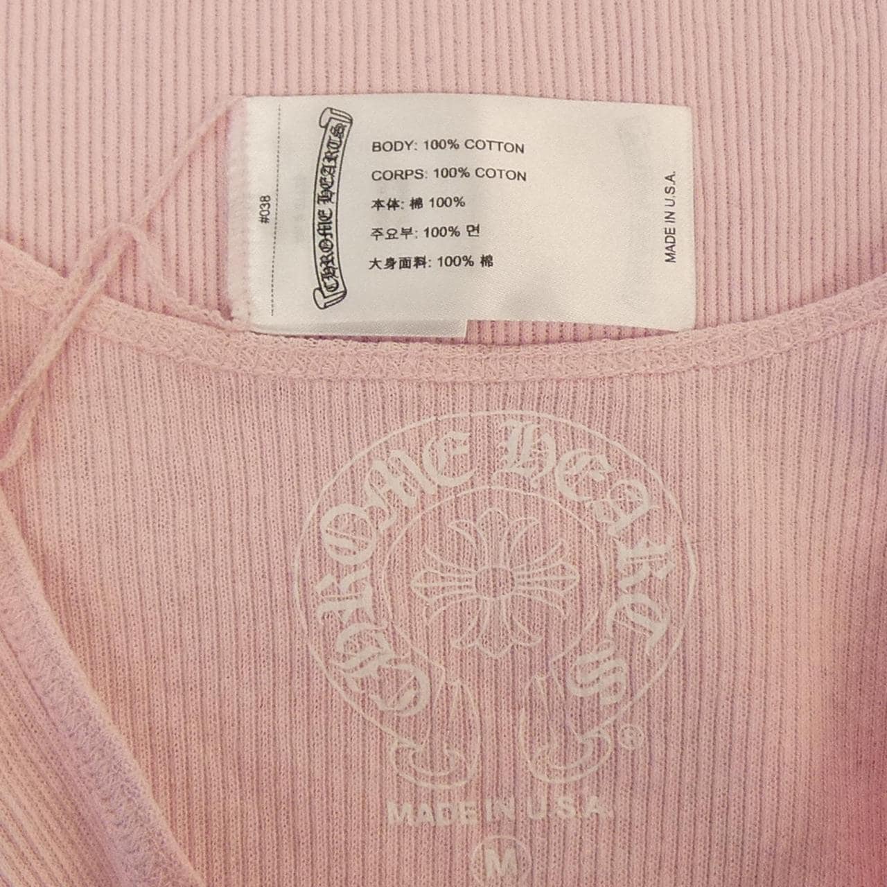 クロムハーツ CHROME HEARTS 408009103******00S タンクトップ