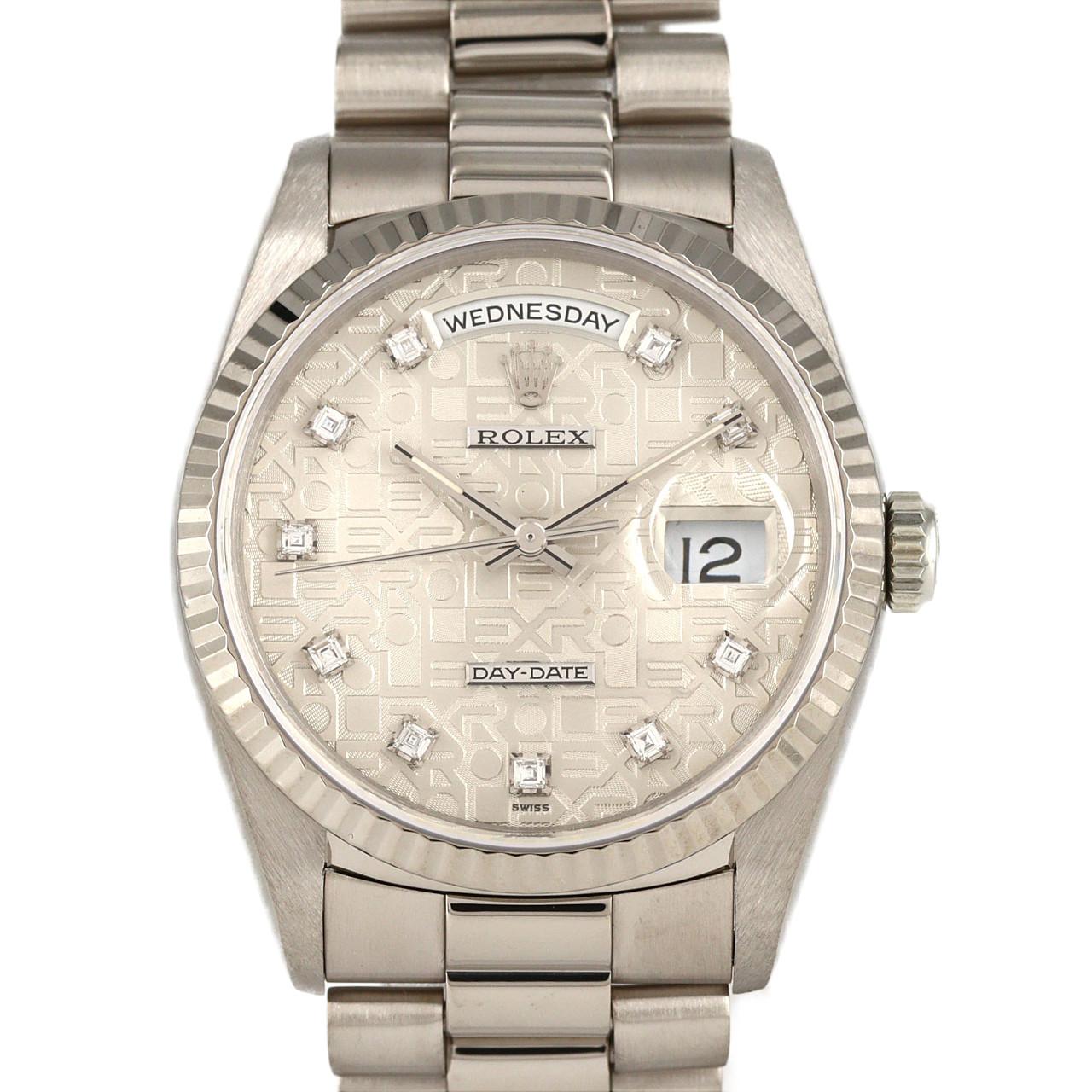 ロレックス デイデイト 18239G. WG 自動巻 E番