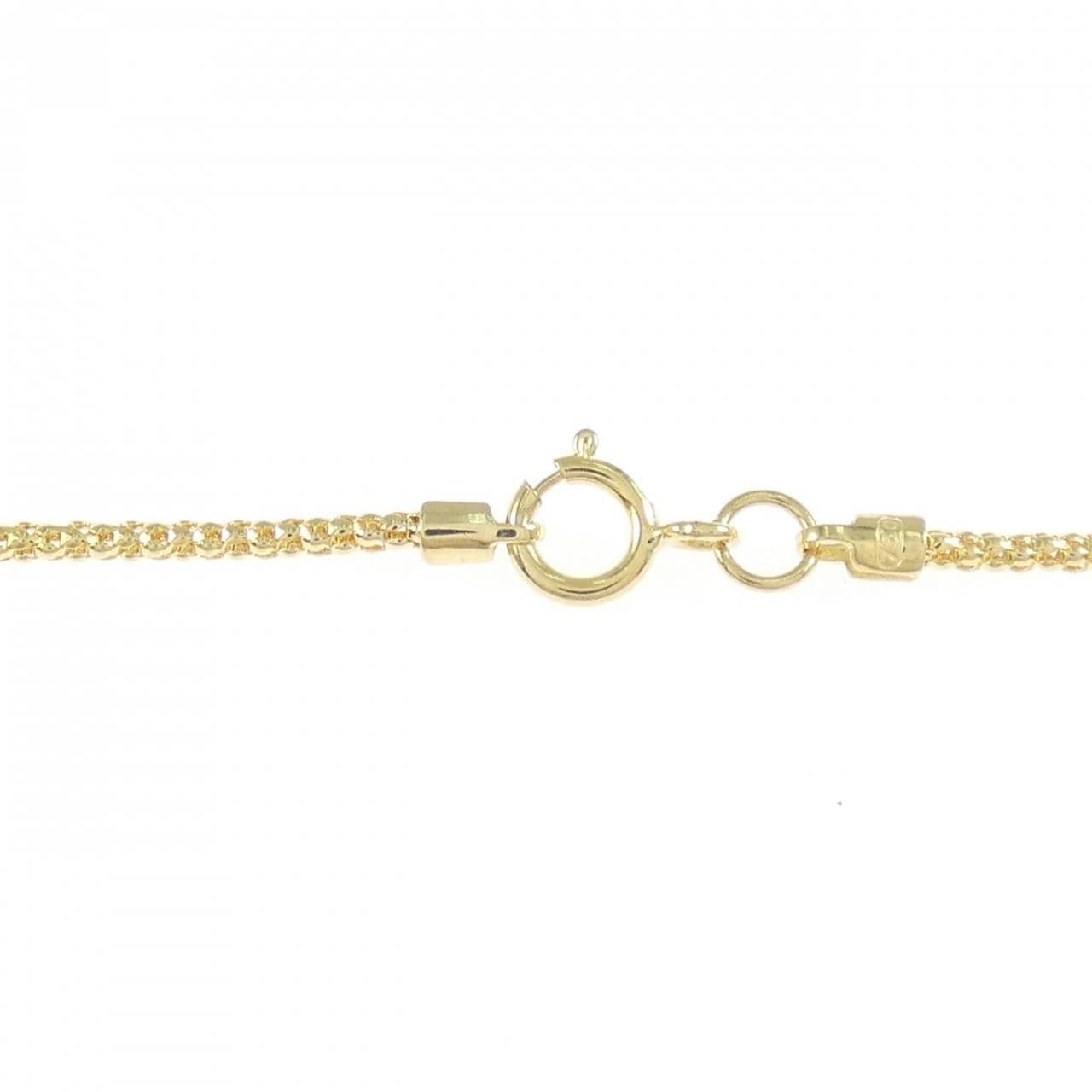 750YG ハート×スター ブレスレット