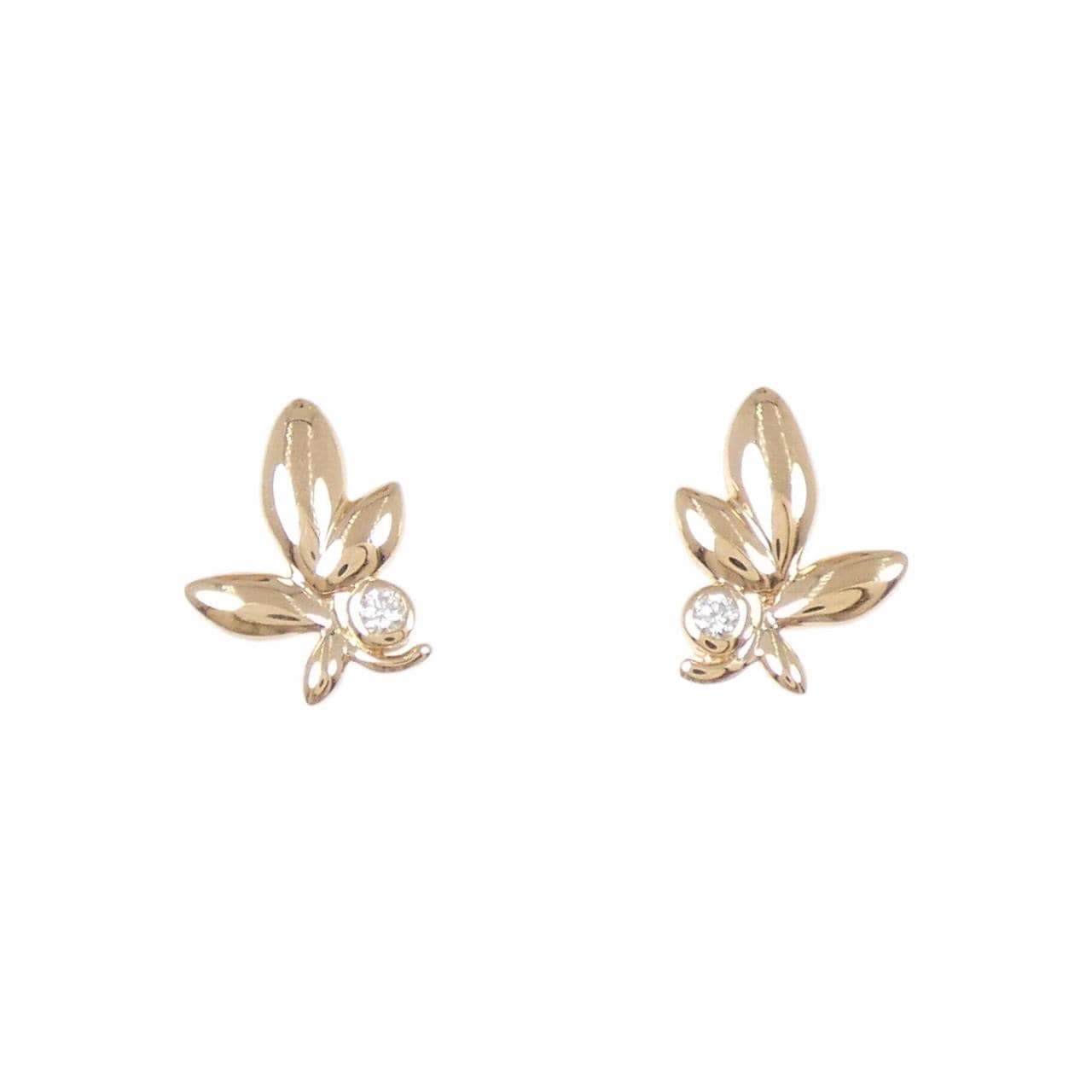 ティファニー オリーブリーフ ピアス