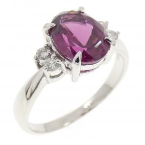 PT900 ガーネット リング 2.41CT